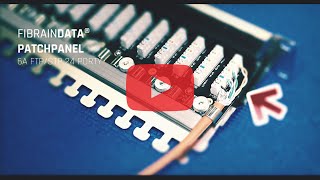 Patchpanel FibrainDATA® 6A FTPSTP 24 Porty [upl. by Aisatsan519]