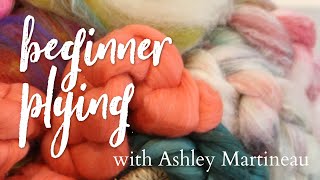 How to Ply Yarn with Thread for Beginners with Ashley Martineau [upl. by Ailin870]