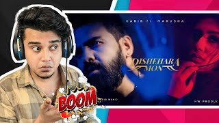 Indian Guy Reacting Dishehara Mon  Habib Wahid Feat Marusha   Official Music Video [upl. by Horgan]