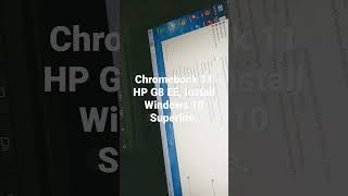 HP Chromebook 11 G8 EE Install Windows 10  Windows 11  Office 2016  Chrome VLC dll [upl. by Remmer]