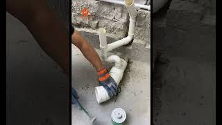 Bathroom drainage pipe renovation constructionplumbingdrainage [upl. by Doraj]