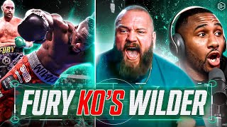 Fury KO’s Wilder  INSANE LIVE REACTION [upl. by Wyler217]