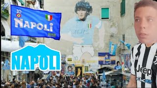 ANDARE A NAPOLI CON LA MAGLIA DELLA JUVE [upl. by Dnalyk]