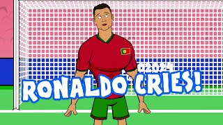 RONALDO CRIES😭 CR7 misses a penalty against Slovenia Euro 2024 Goals Highlights [upl. by Razid]