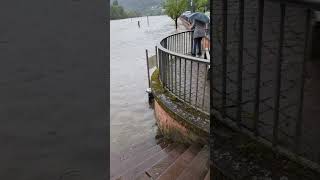 Hochwasser in Hirschhorn und Eberbach 01062024 [upl. by Nnyleve]