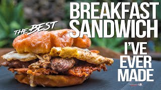 The Best Breakfast Sandwich Ive Ever Made  SAM THE COOKING GUY 4K [upl. by Francisco]