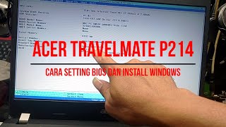 CARA INI JARANG SEKALI DI KETAHUI OLEH ORANG LAIN SETTING BIOS DI ACER TRAVELMATE P214  SERVICE10 [upl. by Orton307]