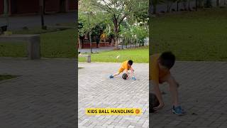 BALL HANDLING SKILL 🏀 DRIBBLING DRILL 🌟 9 YEAR OLD ballislife ballhandling dribbling [upl. by Farrel]