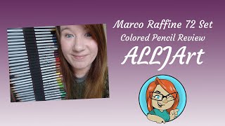 Marco Raffine 72 Set Coloured Pencil Review ALLJArt [upl. by Rasecoiluj]