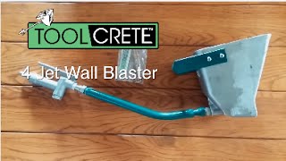 Stucco Sprayer 4 Jet Wall Blaster Feature Video [upl. by Salb]