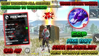 FREE FIRE MOD MENU  FOX MODS  B47 UPDAT HACK  100 ANTIBAN MENU MENU  PRIME HACK 2024 [upl. by Wren]