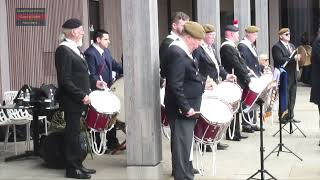 Combined Corps of Drums Memorial Service  The National Memorial Arboretum 7th July 2024 [upl. by Cuhp]