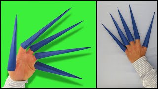 Long claws made of paper  origami [upl. by Adiazteb]