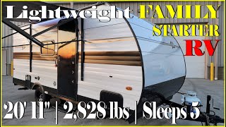 Lightweight Camper 2024 Avenir 17BH Travel Trailer by Cruiser RV  Couchs RV Nation a RV Review Tour [upl. by Akinnor]