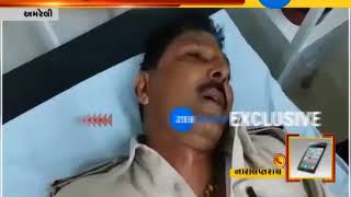 Amreli PSI Blamed on SP Nirlipt Ray to attacked on him  ZEE 24 KALAK [upl. by Soalokin485]