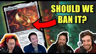 Should We Ban The One Ring  Commander Clash Podcast 113 [upl. by Anailil]