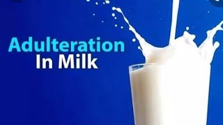 ADULTERATION IN MILK AND MILK PRODUCTS [upl. by Pontias124]