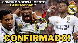 🚨 BOMBAZO UN ANUNCIO OFICIAL SACUDE AL REAL MADRID EN EL MUNDO DEL FÚTBOL [upl. by Arim]