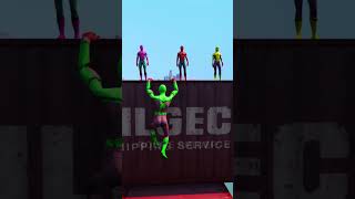 GTA 5 Epic Spiderman Ragdolls  Jumps  Fails epi 99 shorts gta [upl. by Imre]