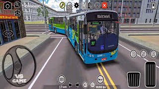 New Articulated Bus Volvo B12M Driving  Proton Bus Simulator Urbano Premium Android Gameplay [upl. by Assirrec472]