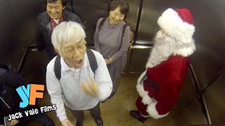 Santa Farting In An Elevator  Jack Vale [upl. by Kendell]