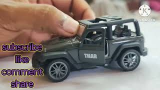 Thar die cast model car unboxing reviewing [upl. by Nomrej427]