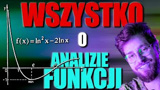 WSZYSTKO o ANALIZA FUNKCJI asymptoty ekstrema punkty przegięcia przebieg zmienności funkcji [upl. by Ostraw]