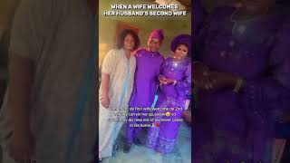 Trending video of a lady welcoming her husband’s second wife into the family [upl. by Lecram]