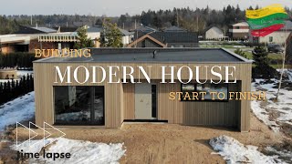 Building a House alone in 14 Minutes  TIMELAPSE  Start to Finish [upl. by Morty]