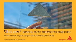 SikaLatex®  Bonding Agent and Mortar Admixture [upl. by Anavlis]