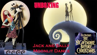 Unboxing of my NEW Disney Traditions by Jim Shore Jack and Sally Moonlit Dance Enesco [upl. by Waly76]