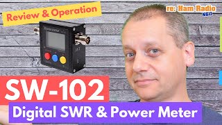 SW102 by Surecom  Digital VHFUHF SWR amp Power Meter Review amp Operation [upl. by Gombach936]