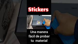 Haciendo pruebas en vinil sublimable autoadherible para stickers  ✅✅✅siguemepersonalizayaprenders [upl. by Winnie]