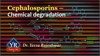 Cephalosporins  Chemical degradation  Chemical degradation of Cephalosporins  YR Pharma Tube [upl. by Eckel]