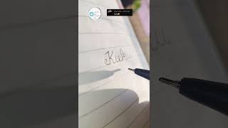 Kuku name art drawing subscribe signature name nameart dance song newsong [upl. by Introk]