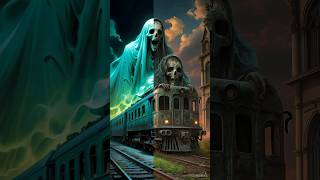 ghost train huntedtrain horrostatus horrorstories ai train viral trending [upl. by Elleiand]