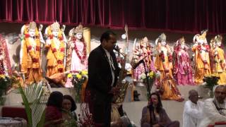 Nari Mahabir  Saxophone Solo at the Shiva Mandir with Pt Neil Persad [upl. by Emmet]