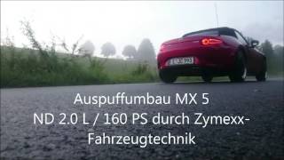 Mazda MX5 ND Sportauspuff [upl. by Annail108]