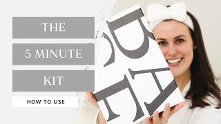 The 5 Minute Kit  How To Use  BASE SKNCARE [upl. by Girish]