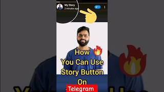 How To Upload Story On Telegram 🤔 newupdates telegram tricks [upl. by Lehrer757]