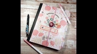 Turning an altered composition notebook into a planner part 1 [upl. by Aisanahta684]