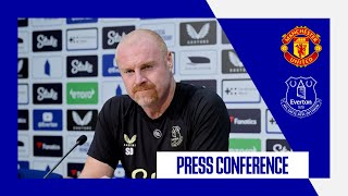 MANCHESTER UNITED V EVERTON  Sean Dyches press conference  GW13 [upl. by Rihana280]