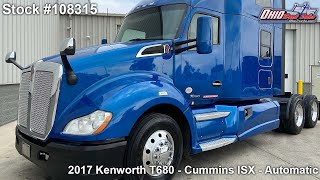 2017 KENWORTH T680  108315  74999 [upl. by Cad]