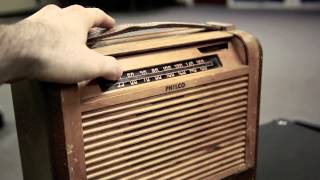 Old Tube Radio Converted Into Guitar Amp [upl. by Bee125]