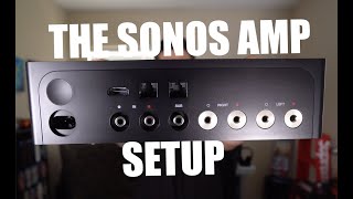 Sonos Amp Multi Room Setup  How To Connect Sonos Amp  Sonos Amp In Ceiling Speaker Setup  Sonos [upl. by Bottali391]