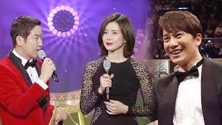 신동엽 이보영에 재치 있는 돌발 질문 “지성과 친하게 지내나” SBS 연기대상 1회 20171231 [upl. by Farrish]