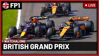 F1 Live British GP Free Practice 1  Commentary  Live Timing  FP1 [upl. by Aura]