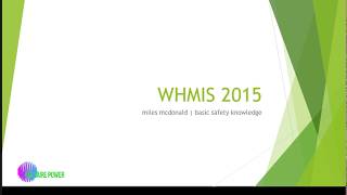 WHMIS 2015 for Workers [upl. by Marks]