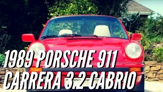 1989 Porsche 911 Carrera 32 Cabrio [upl. by Bradleigh329]