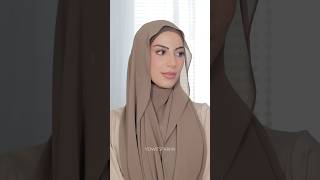 Quick and easy to go hijab style  full neck coverage hijabi hijabstyle hijabtutorial [upl. by Maggie62]